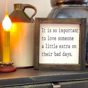 Farmhouse It Is Important sign 6x6 *FREE SHIPPING